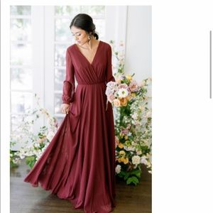 Never worn last minute change in bridesmaid dress